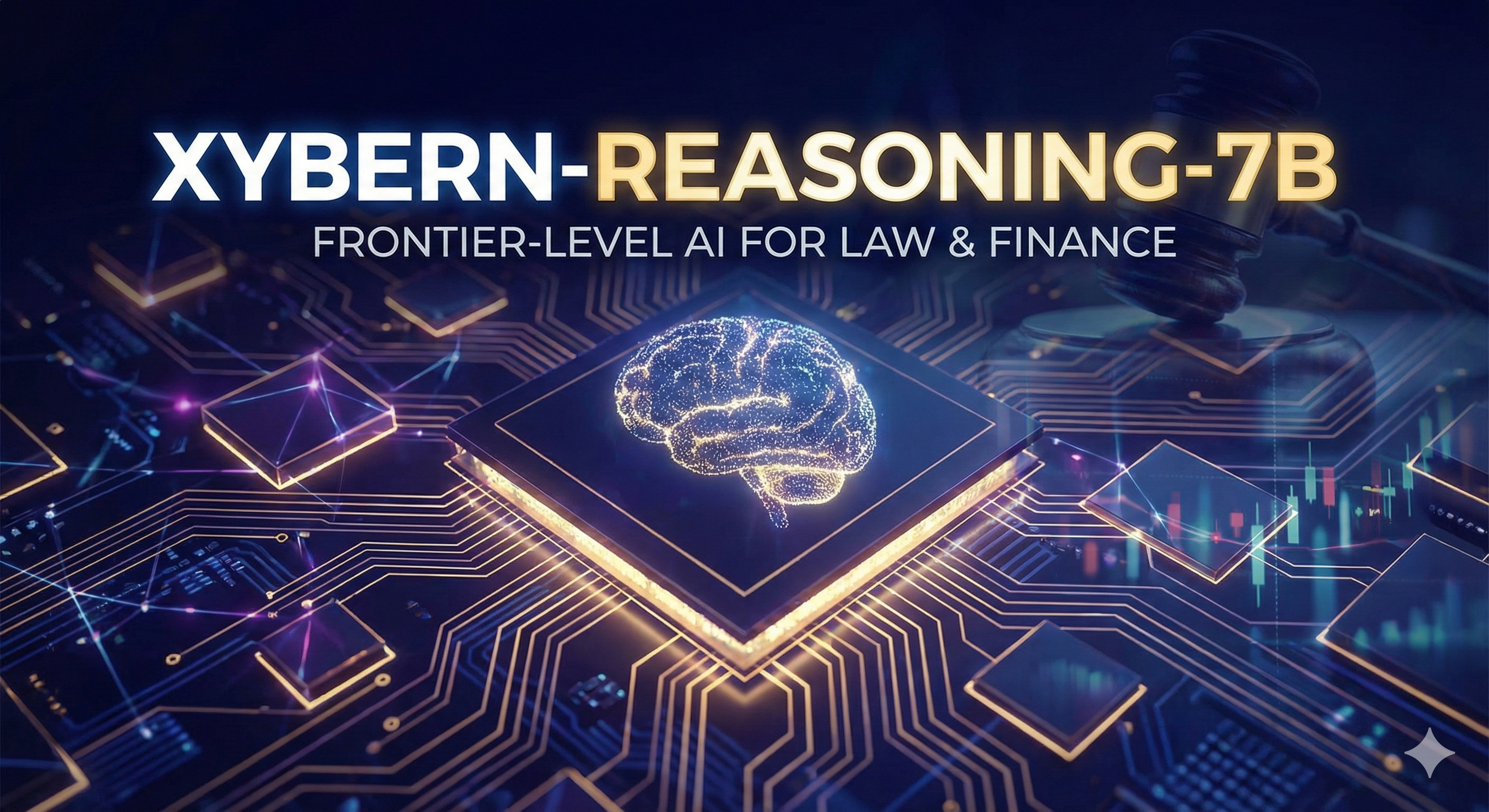 Xybern-Reasoning-7B: A Domain-Focused 7B-Parameter Reasoning Model for Law, Finance, and General Intelligence