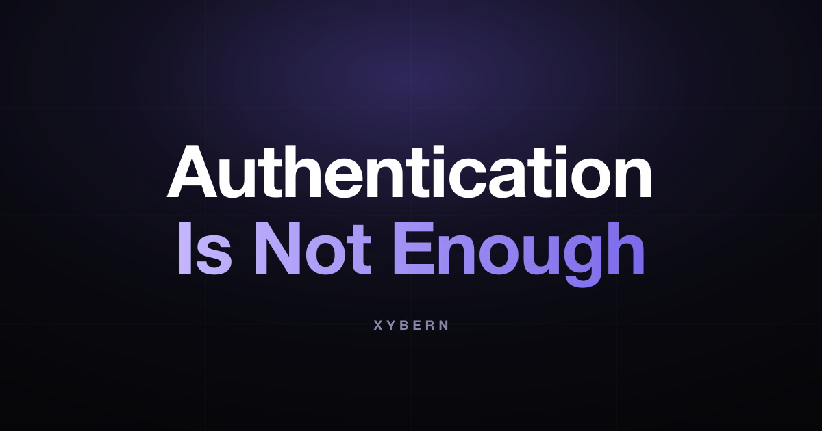 Why Authentication Is Not Enough for Autonomous AI Agents